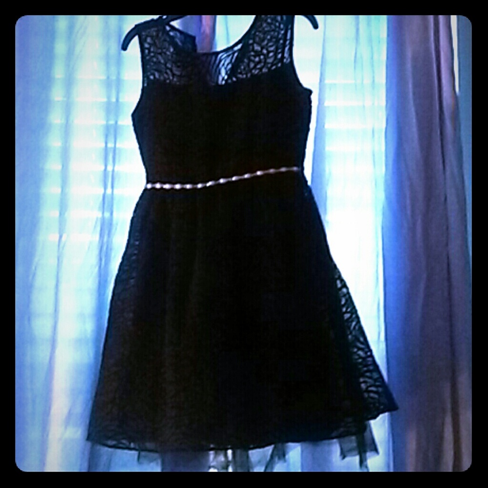 A black dress